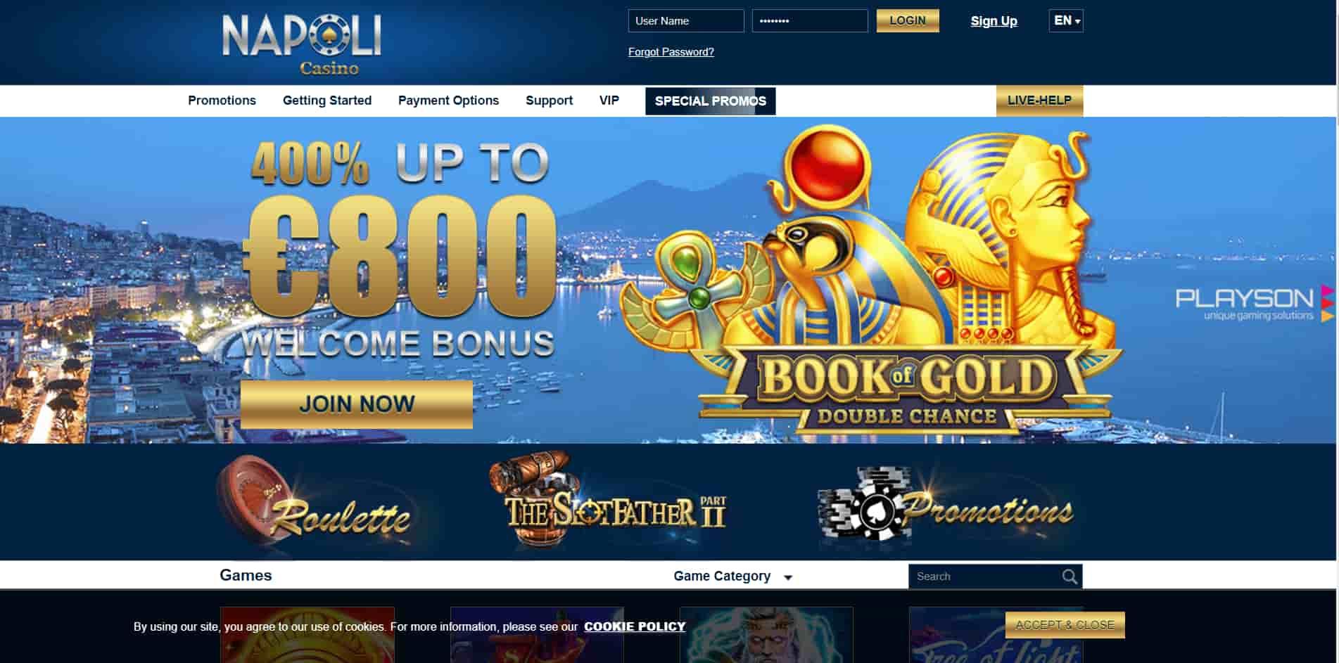 Casino Napoli casino homepage