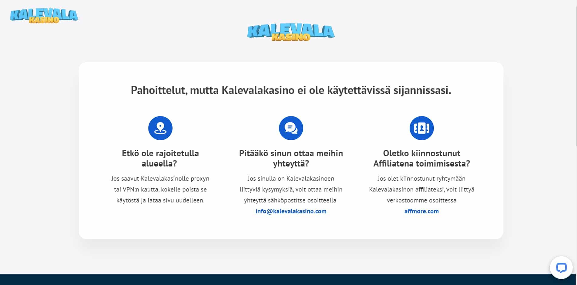 Kalevala Kasino casino homepage