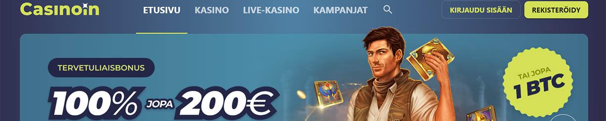 Casinoin homepage