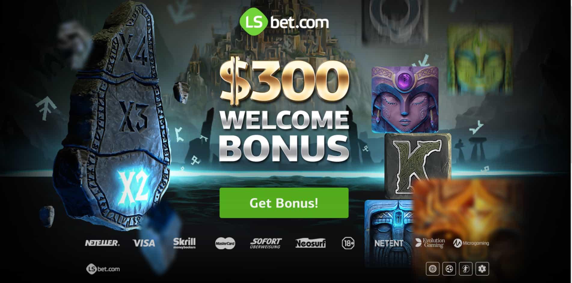 LSBet casino homepage